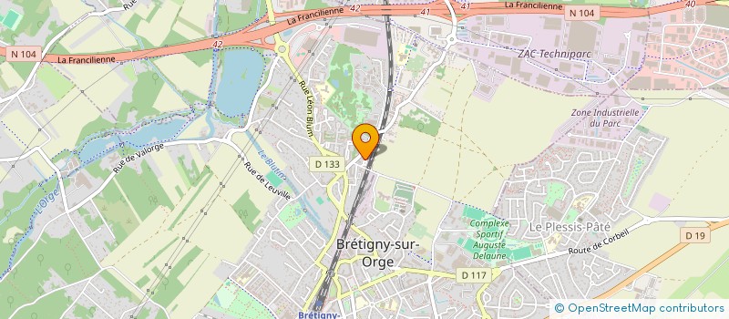 localisation de l'entreprise MADAME NAIMA NAMI à BRETIGNY-SUR-ORGE