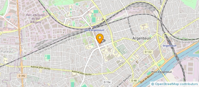 localisation de l'entreprise MADAME NAIMA OULARBI  ARGENTEUIL