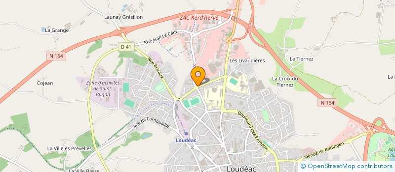 localisation de l'entreprise MADAME NAIMA RAFKAOUI à LOUDEAC
