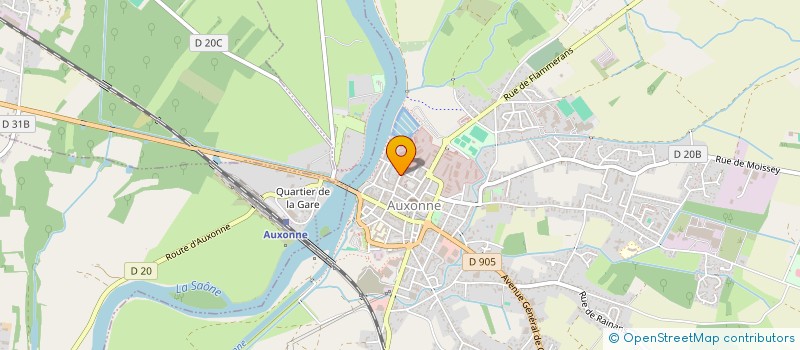 localisation de l'entreprise MADAME NAIMA SAYAD à AUXONNE