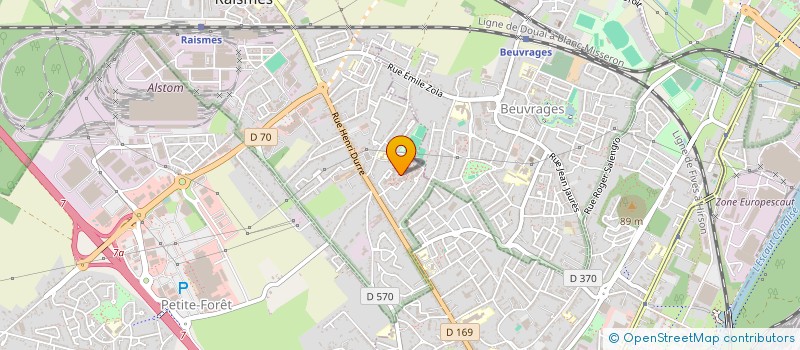 localisation de l'entreprise MADAME NAIMA SLIMANI  RAISMES