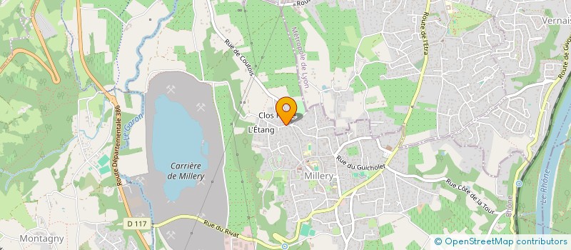 localisation de l'entreprise MADAME NAIMA SMARA  MILLERY