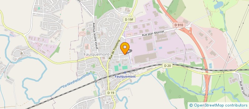 localisation de l'entreprise MADAME NAIMA ZAID  FAULQUEMONT