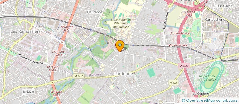 localisation de l'entreprise MADAME NAIMA ZAIDI  TOULOUSE