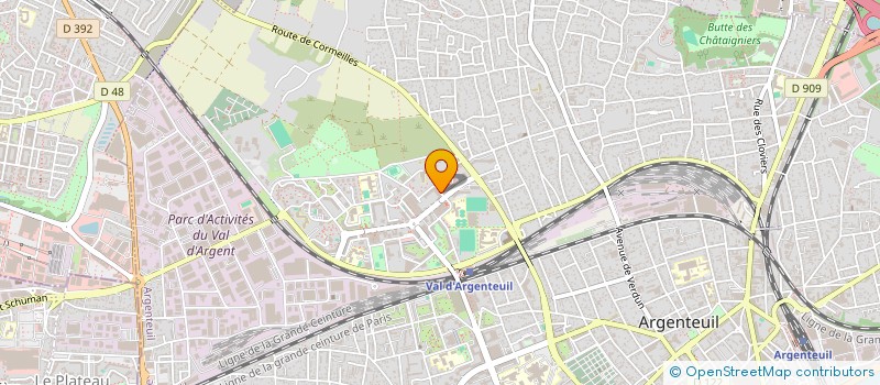 localisation de l'entreprise MADAME NAIMA ZEGHNI  ARGENTEUIL