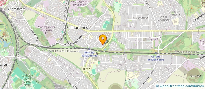 localisation de l'entreprise MADAME NAIMA ZEROILI  SALLAUMINES