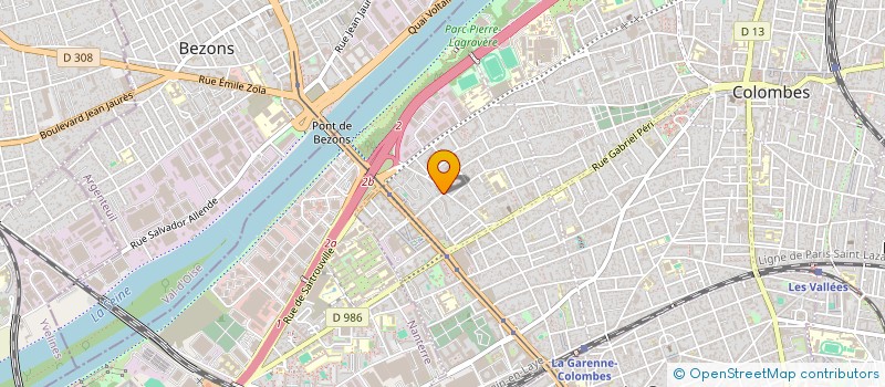 localisation de l'entreprise MADAME NAIMA ZOUAOUI à COLOMBES