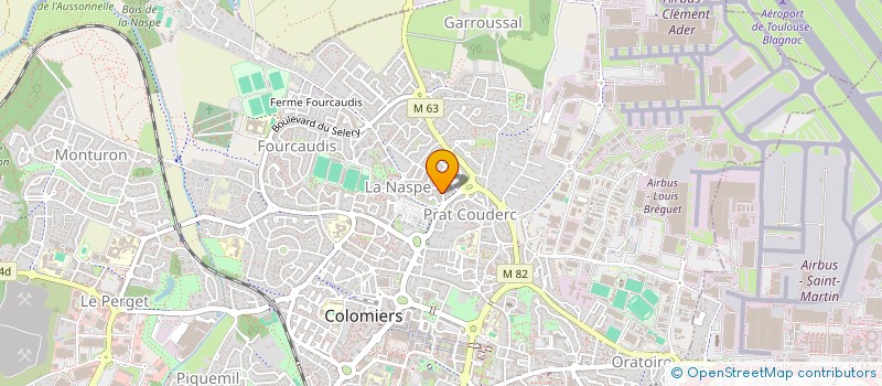 localisation de l'entreprise MADAME NAIME PERRETTE à COLOMIERS