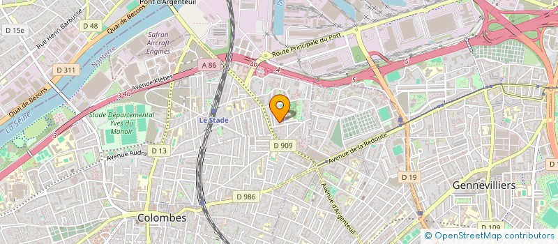 localisation de l'entreprise MADAME NAIMI NAIRI  COLOMBES