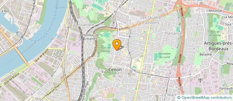 localisation de l'entreprise MADAME NAIRA GENRIKHOVNA MANUKIAN  CENON