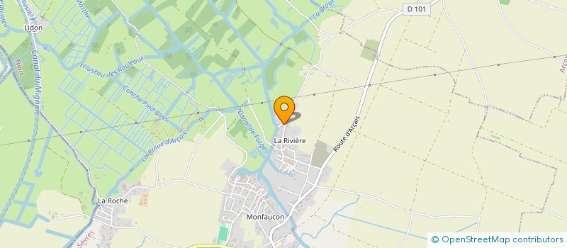 localisation de l'entreprise MADAME NAIS AUBOUIN  SAINT-HILAIRE-LA-PALUD