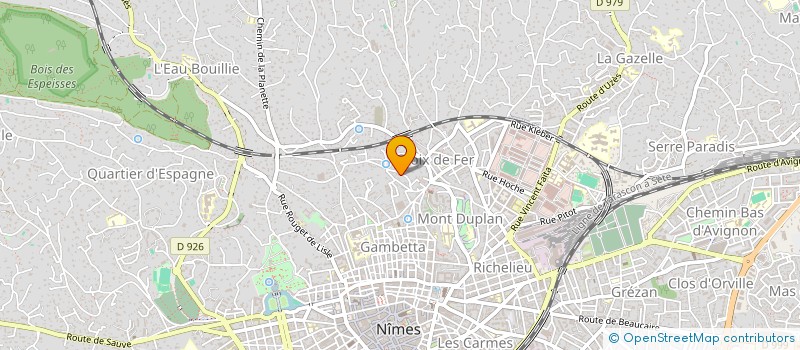 localisation de l'entreprise MADAME NAIS BOUCHETTE  NIMES