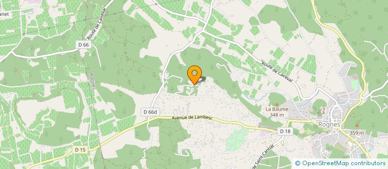 localisation de l'entreprise MADAME NAIS CACCIUTTOLO à ROGNES