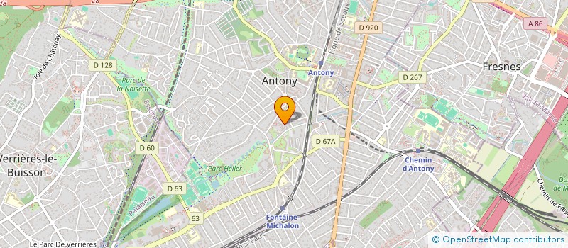 localisation de l'entreprise MADAME NAIS CHRETIEN à ANTONY