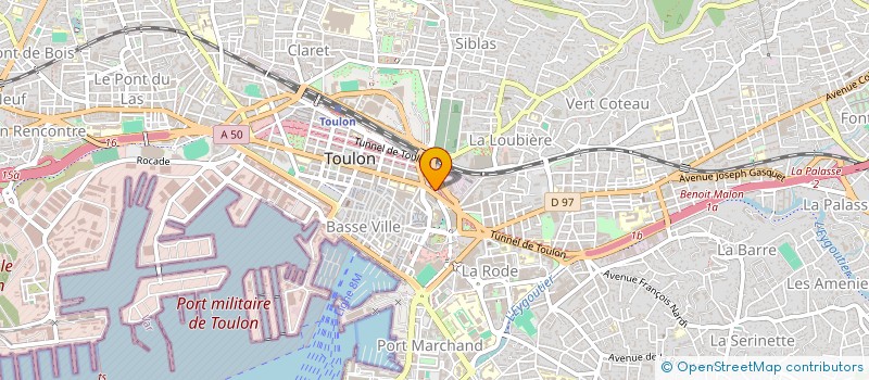 localisation de l'entreprise MADAME NAIS COME  TOULON