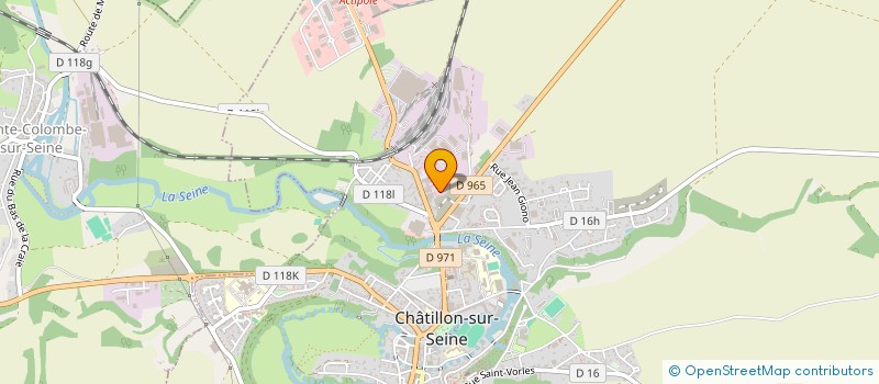 localisation de l'entreprise MADAME NAIS CORONT-DUCLUZEAU  CHATILLON-SUR-SEINE