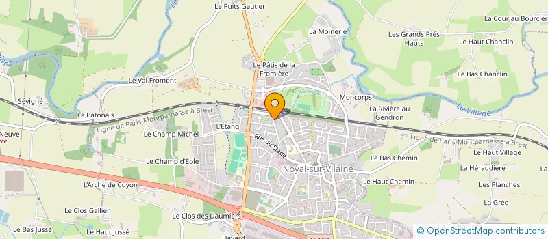 localisation de l'entreprise MADAME NAIS FOUCHET  NOYAL-SUR-VILAINE