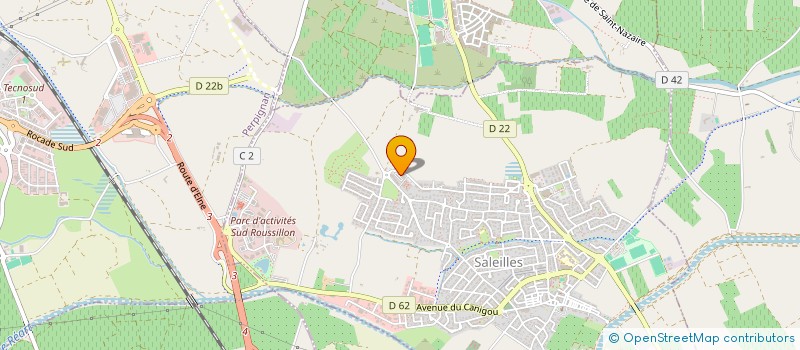 localisation de l'entreprise MADAME NAIS LARQUEY-COUDRE à SALEILLES