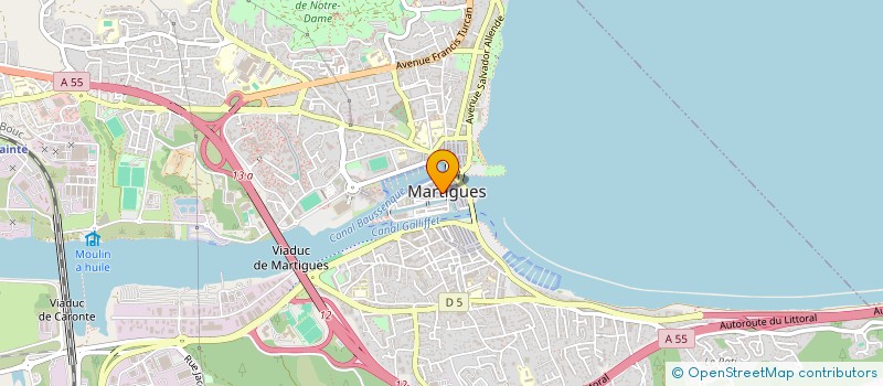 localisation de l'entreprise MADAME NAIS LOPEZ  MARTIGUES