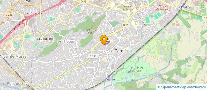 localisation de l'entreprise MADAME NAIS TOSELLO  LA GARDE