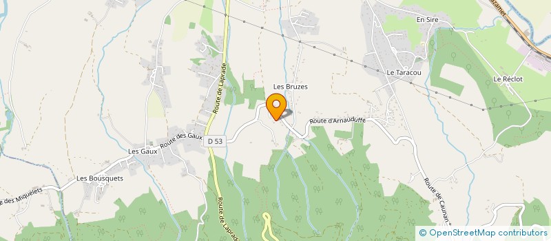 localisation de l'entreprise MADAME NAISHA PYNEE  LABRUGUIERE