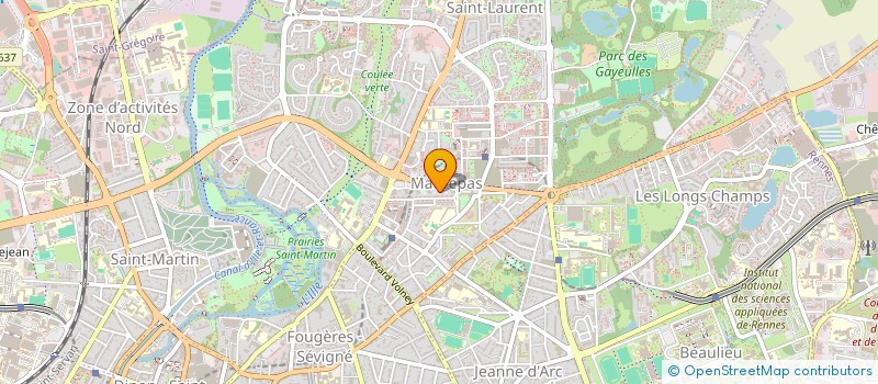 localisation de l'entreprise MADAME NAISSA SOUFFOU à RENNES