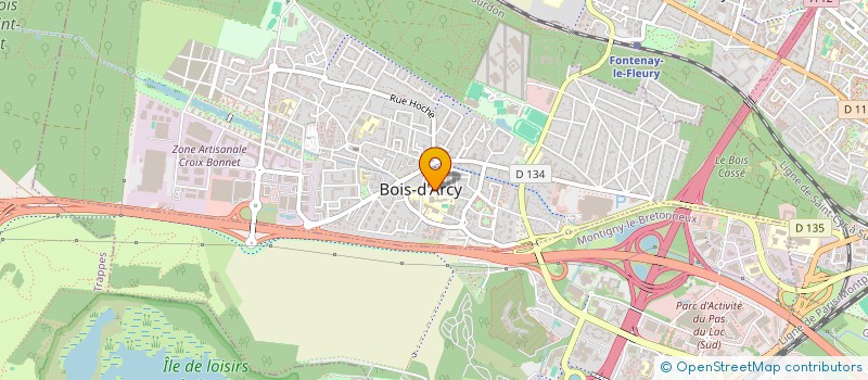 localisation de l'entreprise MADAME NAIYIMAN WUERKAIXI  BOIS-D'ARCY