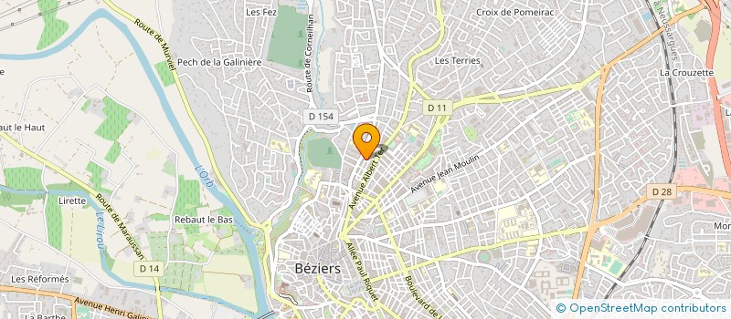 localisation de l'entreprise MADAME NAJAT ABOULAKAL à BEZIERS