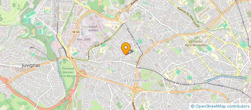 localisation de l'entreprise MADAME NAJAT AMANCHAR à MONTPELLIER