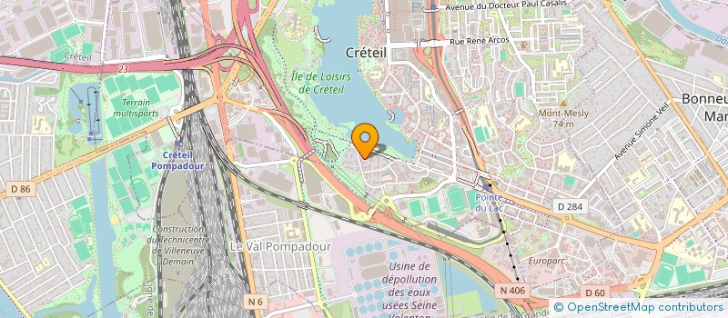 localisation de l'entreprise MADAME NAJAT BEJJAJI  CRETEIL