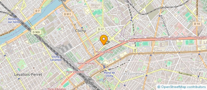 localisation de l'entreprise MADAME NAJAT BEN EL BERGUIA à CLICHY