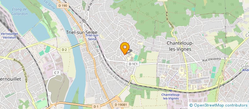 localisation de l'entreprise MADAME NAJAT BENLARBI à TRIEL-SUR-SEINE