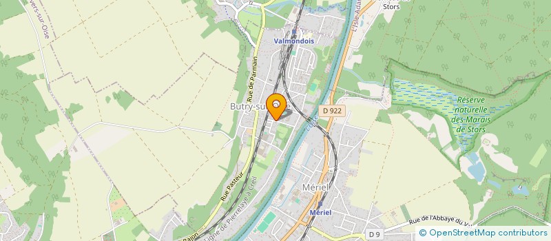 localisation de l'entreprise MADAME NAJAT BENNACER  BUTRY-SUR-OISE