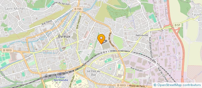 localisation de l'entreprise MADAME NAJAT CHAABI à EVREUX