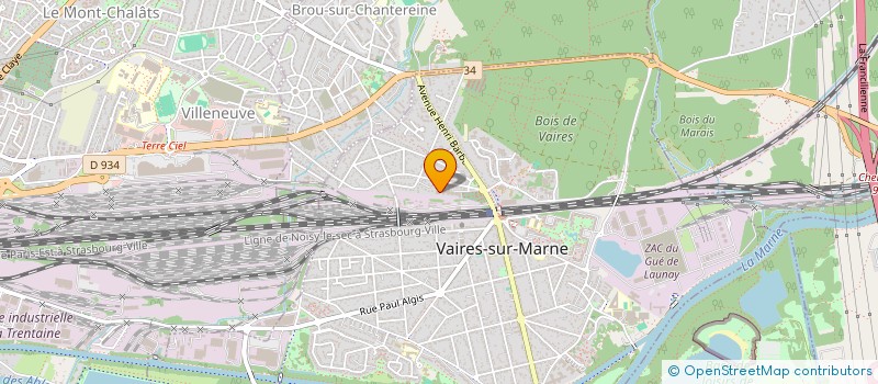 localisation de l'entreprise MADAME NAJAT EL BELQASMI  VAIRES-SUR-MARNE