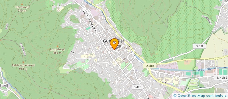 localisation de l'entreprise MADAME NAJAT EL GOURCHAL  GUEBWILLER