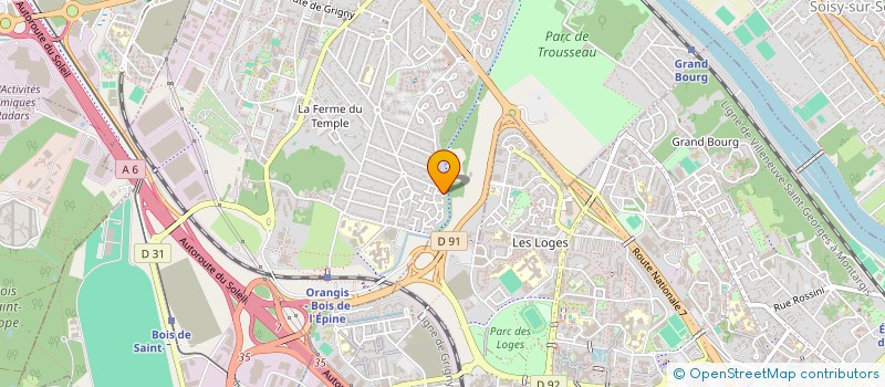 localisation de l'entreprise MADAME NAJAT ELGHANI  RIS-ORANGIS