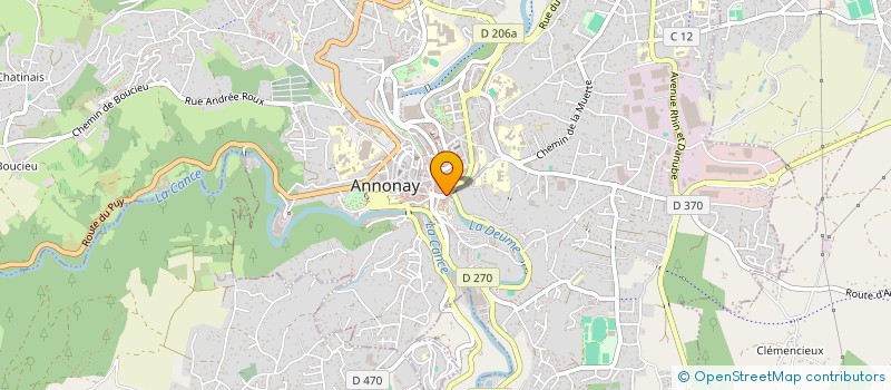 localisation de l'entreprise MADAME NAJAT HATTABI à ANNONAY