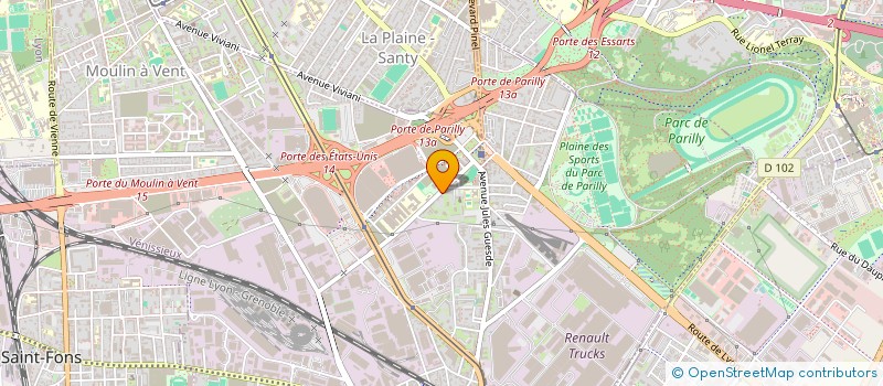 localisation de l'entreprise MADAME NAJAT KASSAB  VENISSIEUX