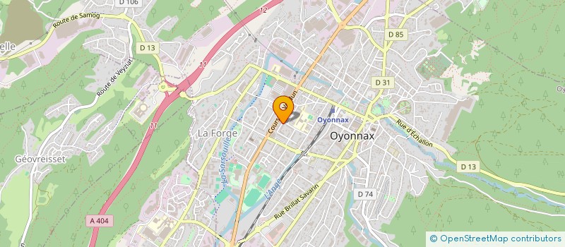 localisation de l'entreprise MADAME NAJAT LAAOUNI à OYONNAX