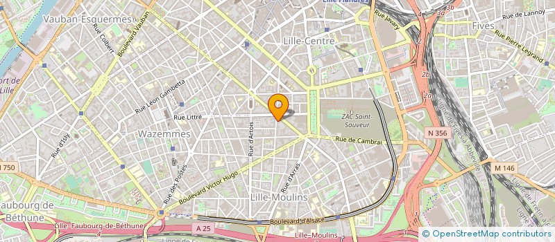 localisation de l'entreprise MADAME NAJAT LAMRABT  LILLE