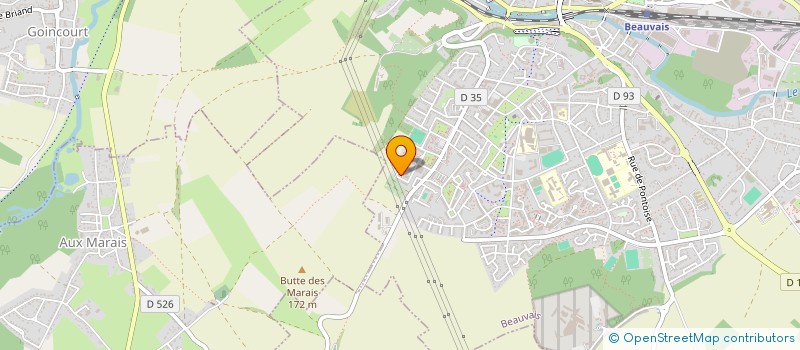 localisation de l'entreprise MADAME NAJAT MEKERRMI  BEAUVAIS