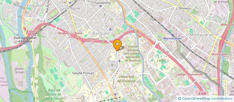 localisation de l'entreprise MADAME NAJAT NAJLAOUI  TOULOUSE