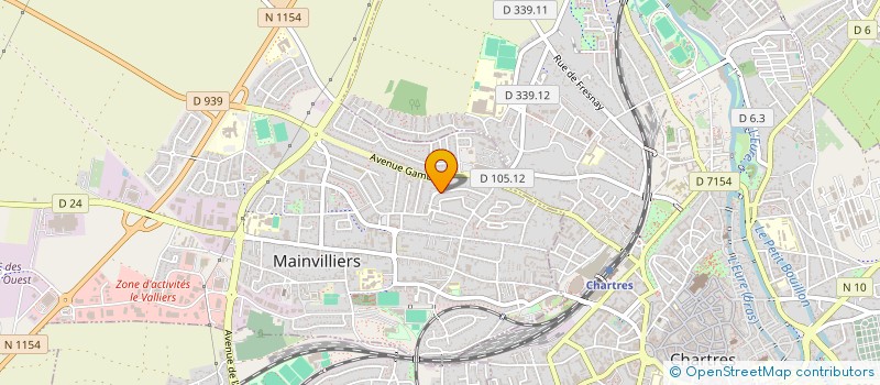 localisation de l'entreprise MADAME NAJAT OURRAS à MAINVILLIERS