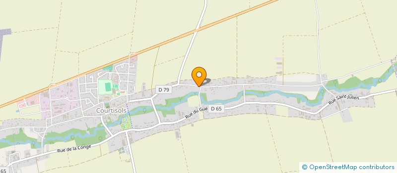 localisation de l'entreprise MADAME NAJAT TAHIRINE  COURTISOLS