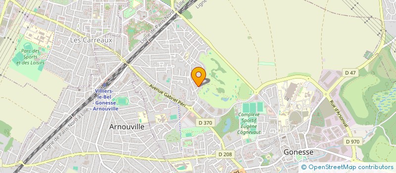 localisation de l'entreprise MADAME NAJAT TOUHADI à GONESSE