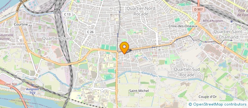localisation de l'entreprise MADAME NAJAT YOUSFI  AVIGNON
