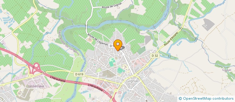 localisation de l'entreprise MADAME NAJAT ZERRAD  GIGNAC