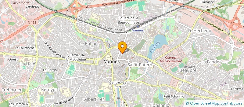 localisation de l'entreprise MADAME NAJATE LAMANE à VANNES