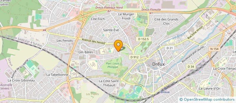 localisation de l'entreprise MADAME NAJATE TABIH à DREUX